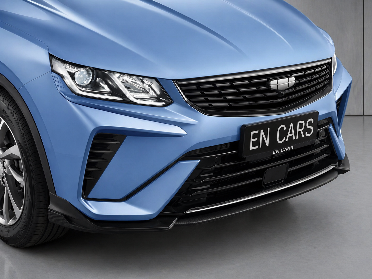 Geely Coolray 2026 крупный план передней части